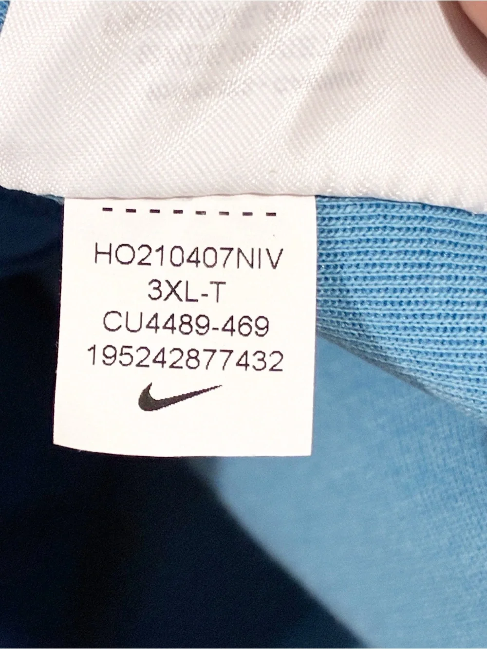 Nike Tech Fleece Jacket Dutch Blue Full Zip Mens Size 3X